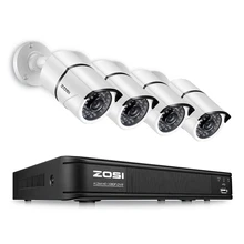 ZOSI HD 4CH CCTV System Set FULL 1080P DVR 4PCS 2.0MP 1920TVL IR Outdoor Security Camera System 4 Channel Video Surveillance Kit