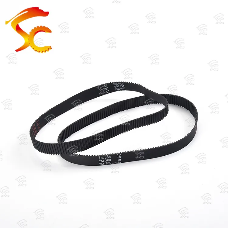 

1pcs GT2 300 closed loop rubber 2GT timing belt 300-GT2 Length 300mm Teeth 150 width 6mm/9mm/10mm/12mm/15mm for 3D printer