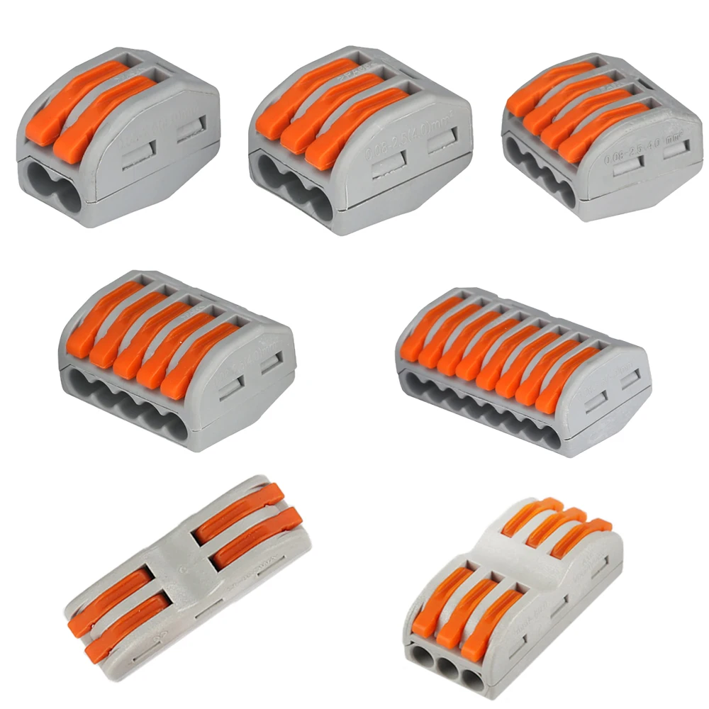 

Free Shipping (30-50pcs/lot) mini fast wire Connectors,Universal Compact Wiring Connector,push-in Terminal Block