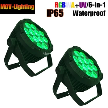 

2pcs/lot 12*18w RGBWA+uv 6in1 LED Par Light Professional IP65 Waterproof Stage DMX