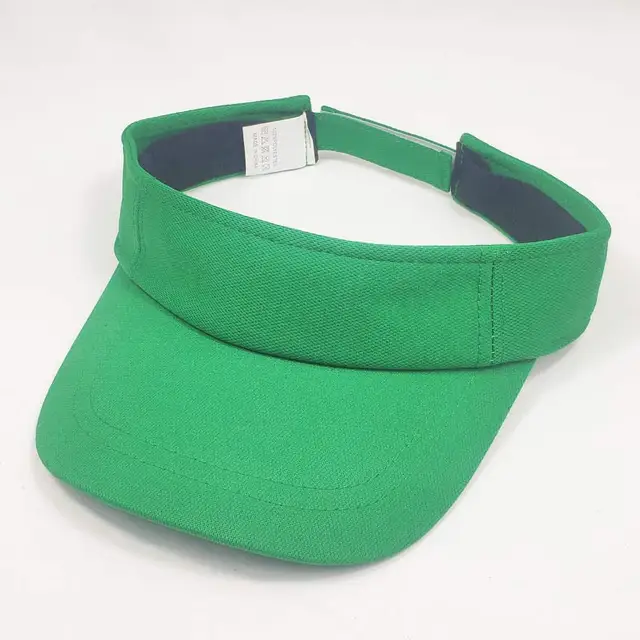 Orange Lime or Neon Green Mesh Sun Visor Caps Men Women Plain