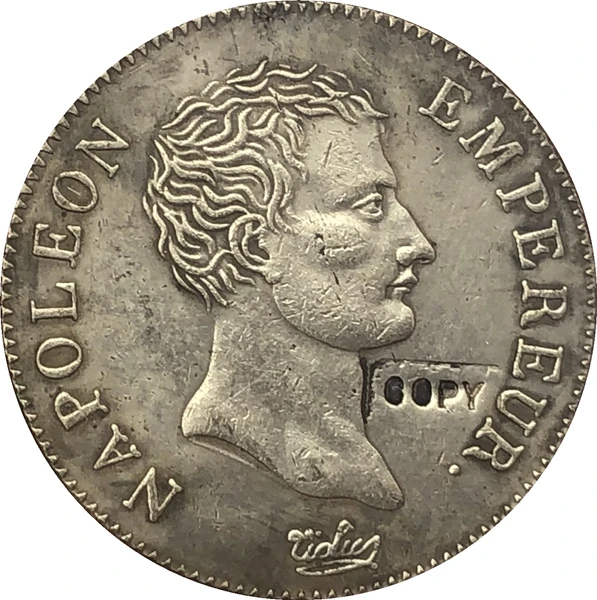 Копии монет Франции napoleon I 1807 B 2 Франка | Дом и сад