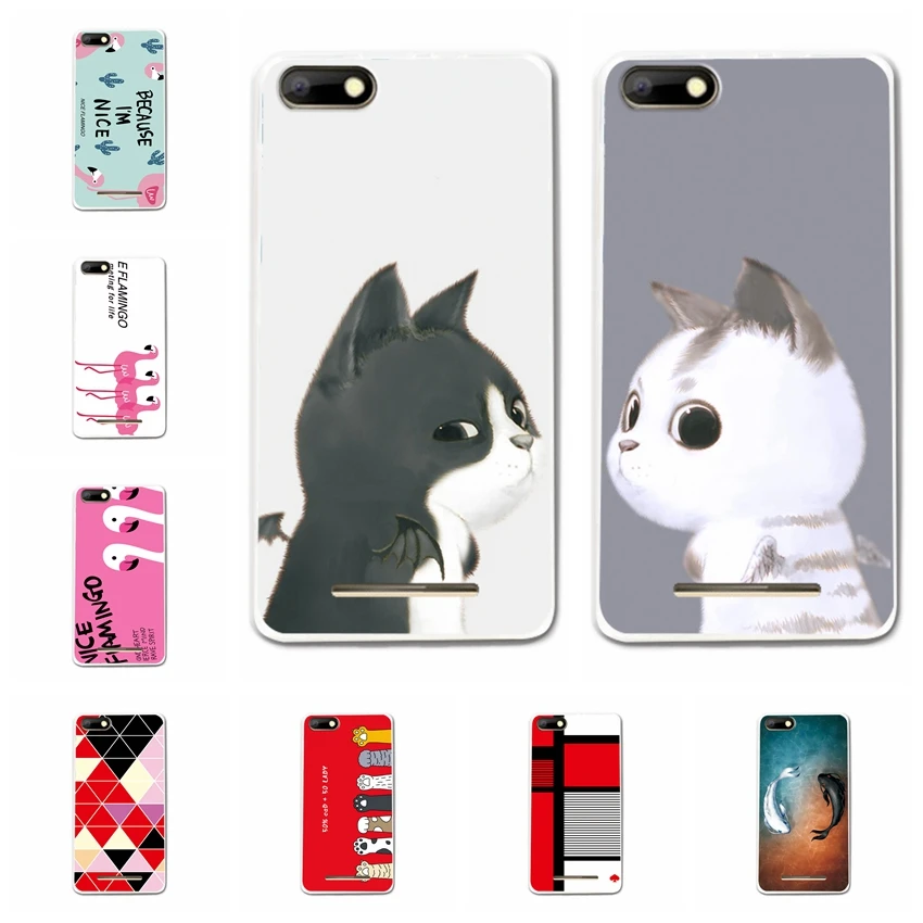 

For BQ BQS-5020 Strike Case Cover Soft TPU Bunny Patterned Back Protective Silicone Cases For BQS5020 BQS 5020 Fundas Covers