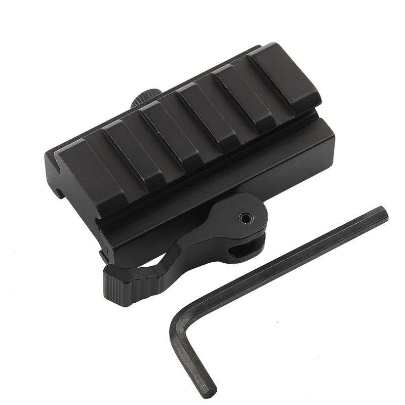 Quick Release Half Inch .5 Low Profile Riser QR Block Mount 1-10-15
