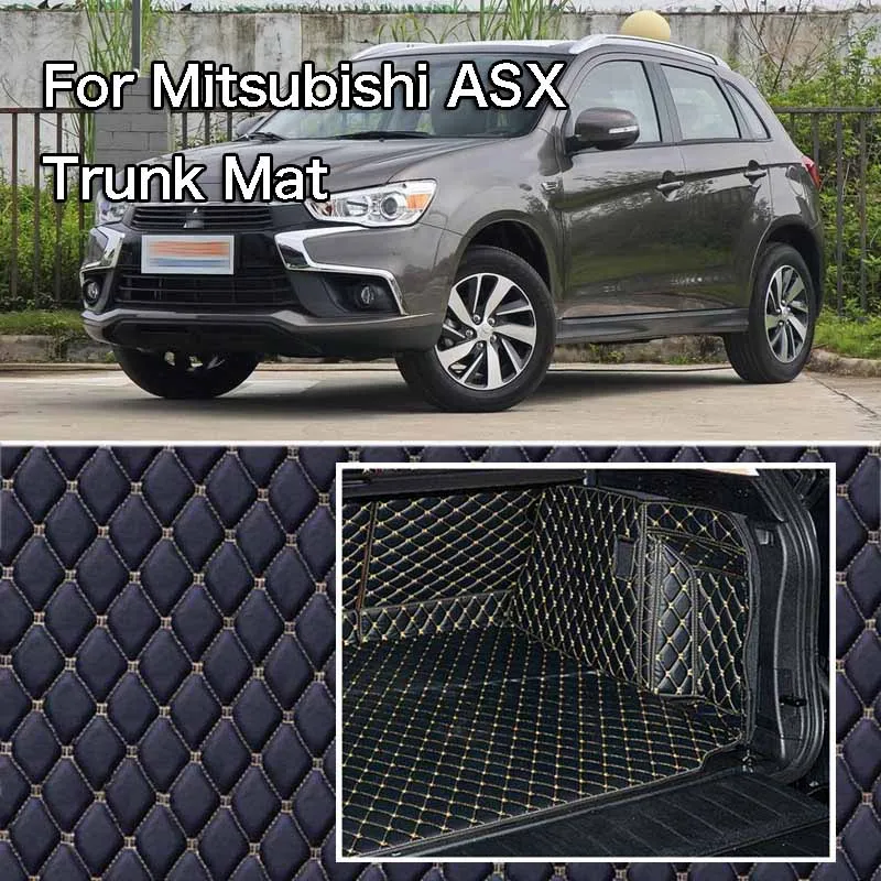 

Brand New High Quality Black PU Leather Rear Trunk Cargo Liner Protector Mat Seat Back Cover For Mitsubishi ASX