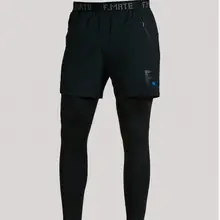 Новинка F. mate мужские тренировочные колготки шорты два в одном мужчины легкие и дышащие фитнес брюки для бега спортивные брюки