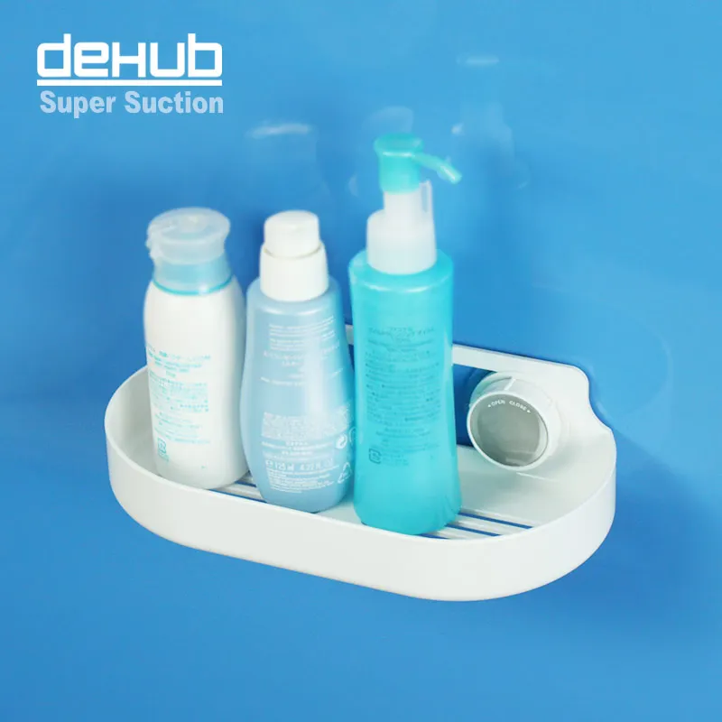Пластиковая Полка для ванной Dehub присоска аксессуаров комнаты|shelf suction|bathroom shelves
