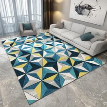 Скандинавские ковры геометрической формы для гостиной домашний Декор Спальня ковер на диван кофе Настольный коврик современный ковер для учебы детские ковры