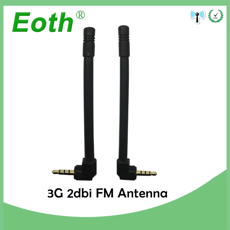 5 шт. Eoth 3 мм Jack телефон fm радио усилитель сигнала внешняя мини беспроводная