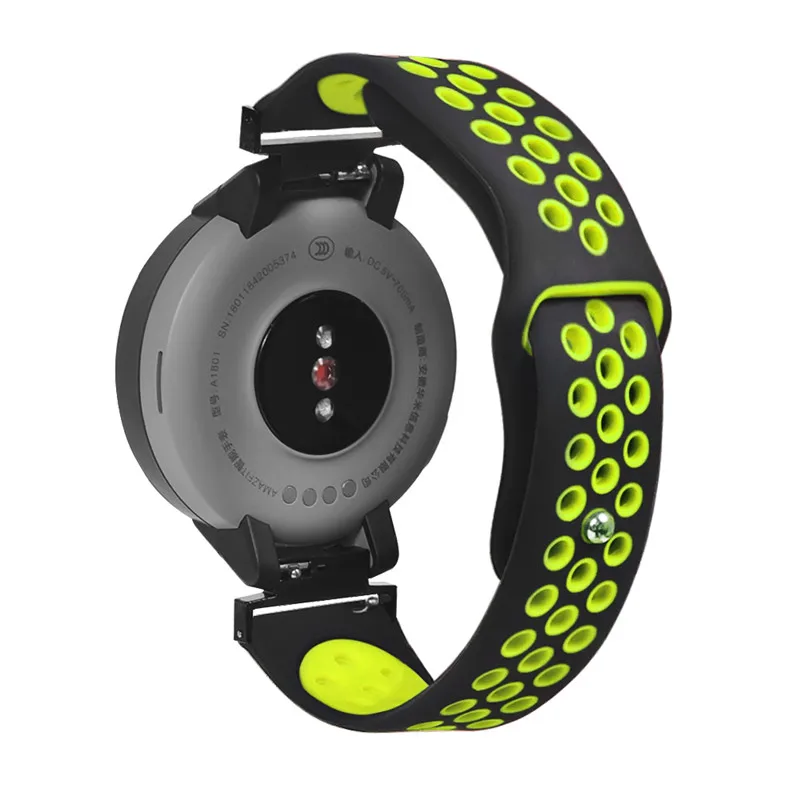 Силиконовый ремешок 2 в 1 для часов Xiaomi Huami Amazfit Verge браслет с защитной пленкой