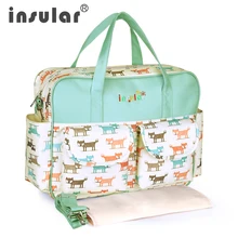Insular Fashion Tote Nappy Baby Bag Cross-body Multifunctional Mummy Bag Maternity Shoulder Diaper Travel Bag coolbell brand baby diaper nappy bag with insulated pockets multifunctional mummy bag water resistant travel knapsack