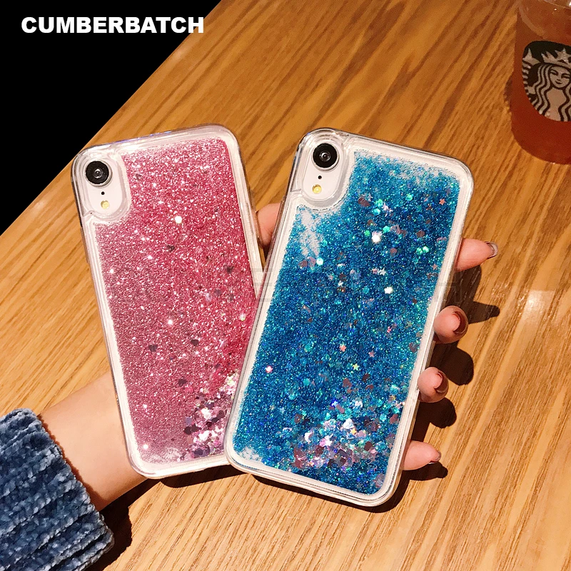 

Liquid Love heart Case On For Huawei honor 8x 7a 7c 9 view 10 mate 20 X 10 P10 lite p20 pro p smart plus nova 3i 3 y9 Y5 Y6 2018