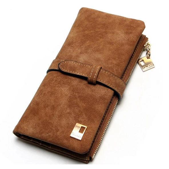 Women's Rugged Zipper Wallet (Cruelty Free Leather) (1)