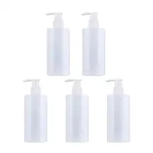 5 шт. 250 мл пластиковые многоразовые Пустые моющиеся портативные Бутылочки для шампуня для кемпинга путешествия поездки