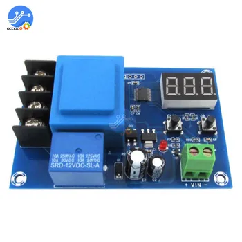 

XH-M602 Lithium Battery Charging Protection Board 3.7-120V Charge Control Balance Module Switch with LED Screen Digital Display