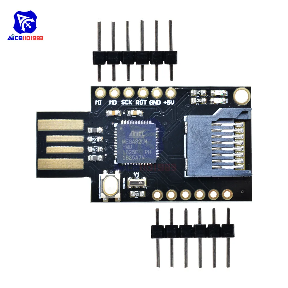 TF MicroSD слот карты Micro SD BadUSB USB виртуальная клавиатура ATMEGA32U4 модуль для Arduino Leonardo R3 Bad Usb CJMCU