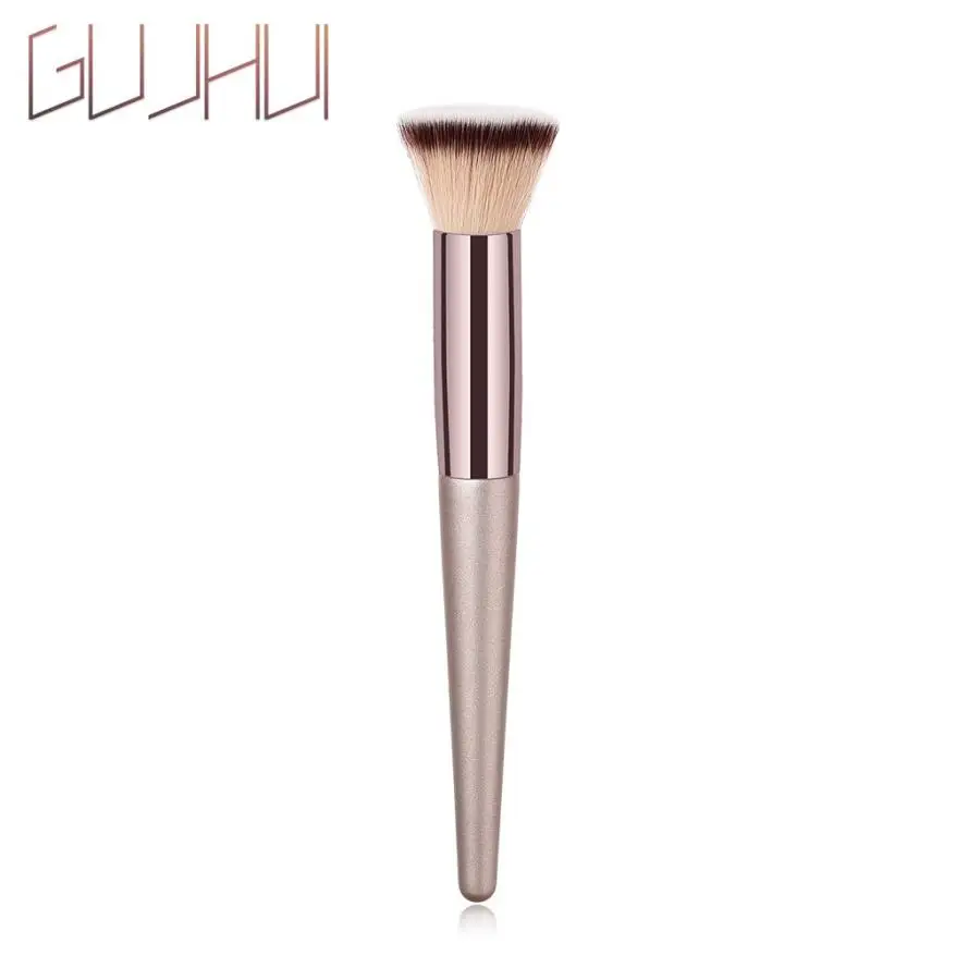 GUJHUI Pro, 1 шт., деревянная основа, косметическая основа, пудра, тени для век, румяна, кисть для бровей, губ, инструменты для макияжа, набор кистей, maquiagem