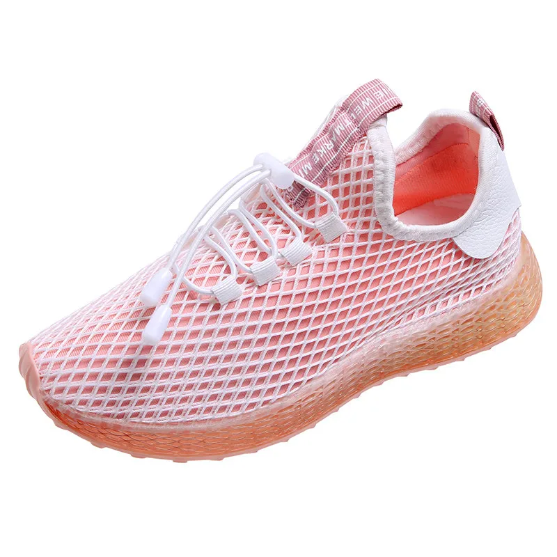 

Summer new simple versatile mesh jelly wear comfortable soft sneakers women's casual shoes