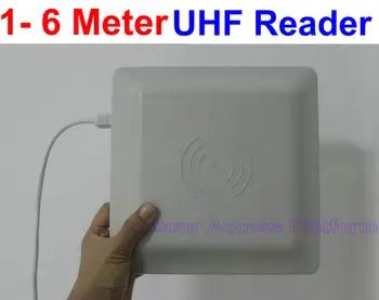 

900MHz UHF Reader for 1~ 6 meters card reading reader,8dbi antenna can work for Access Controller System and Car Parking system