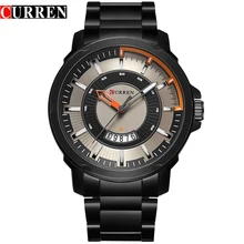 NOUVEAU CURREN montres hommes Top Marque de mode montre à quartz D’affaires montre homme relogio masculino hommes Armée sport Analogique Casual date