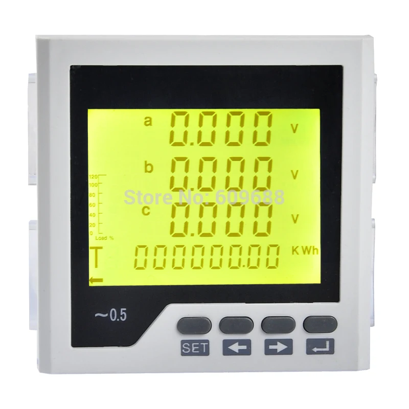 

Digital Three-phase LCD Multifunction Power Meter Digital Network Instrument