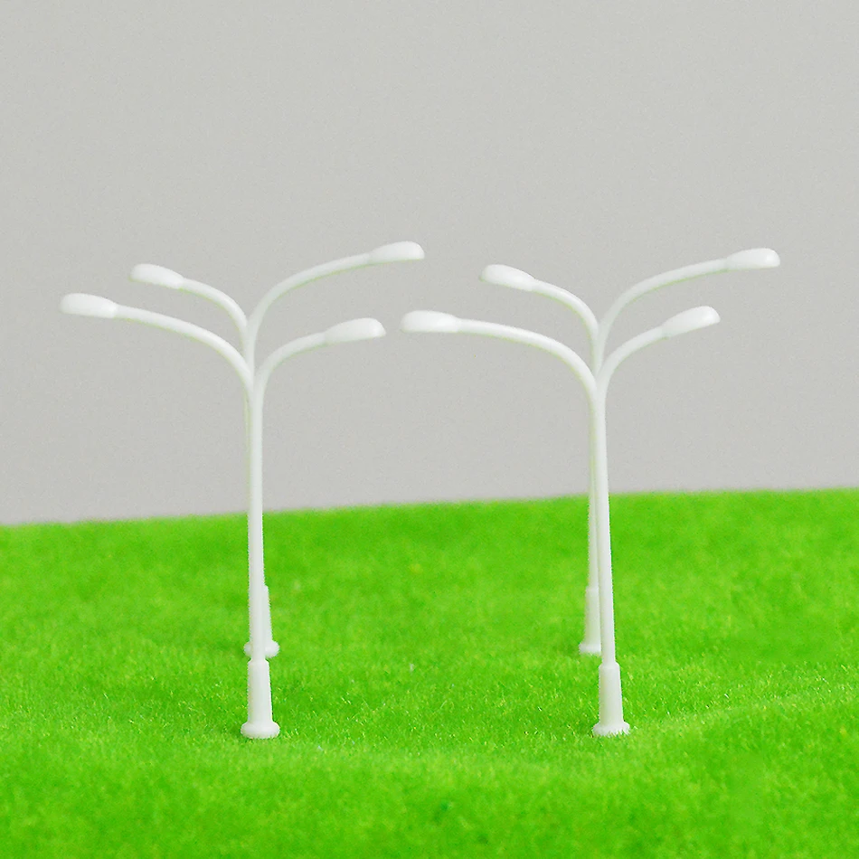 200Pcs Plastic Streets Lamp 1500 Model making Miniature Model Lamp