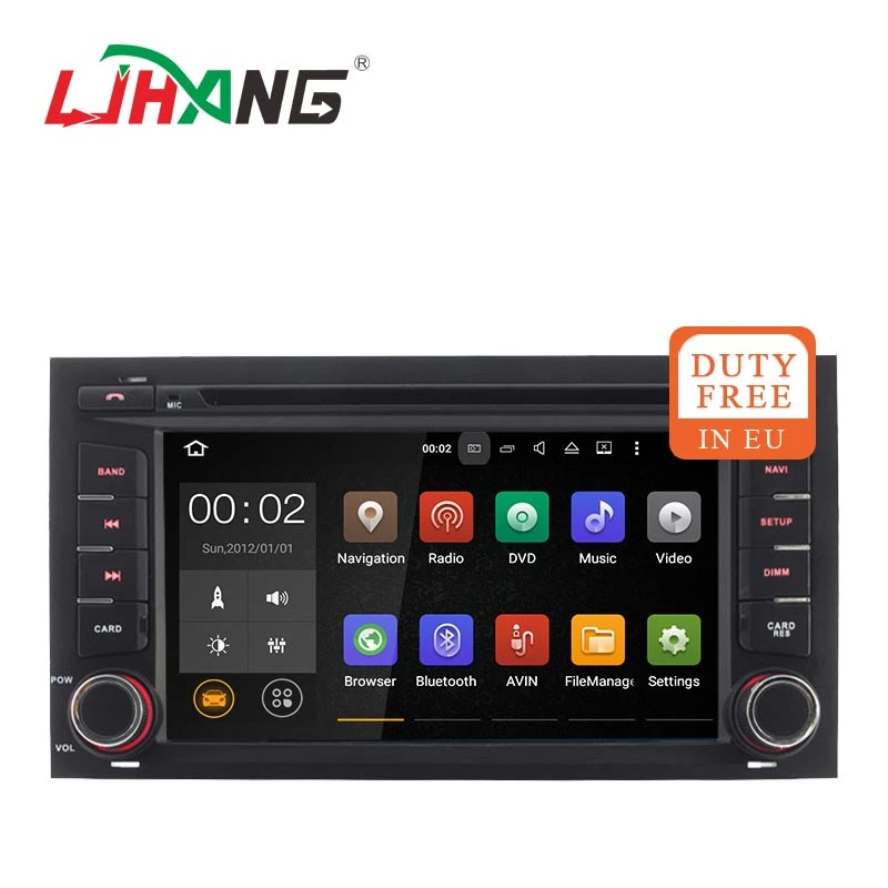 

LJHANG 1 Din 7 inch Android 7.1 Auto DVD Player for Seat Leon 2014 2015 2016 GPS Navigation Radio multimedia Bluetooth WIFI Auto