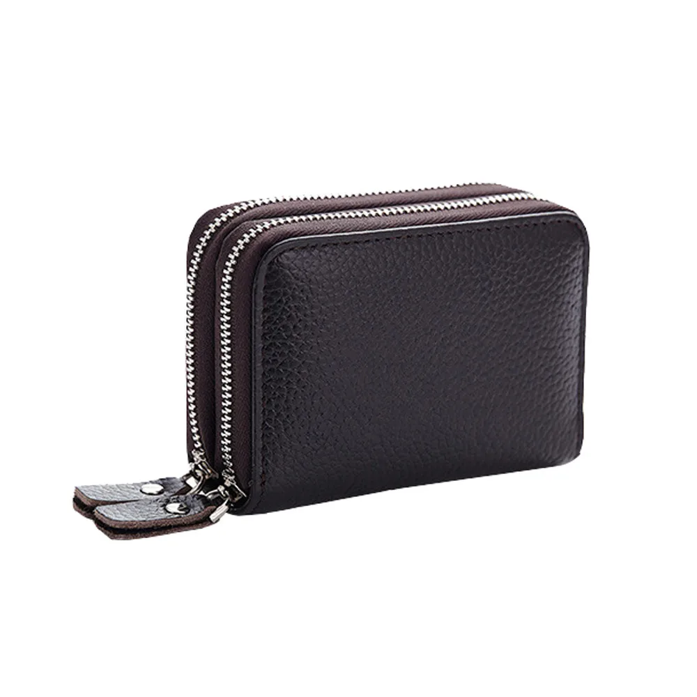

Women's Leather Secure Spacious Cute girl bag Double zipper Wallet the latest women casual fashion wallet August 24