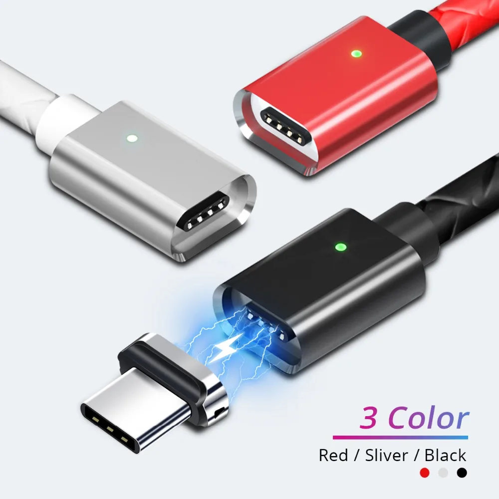Магнитный кабель FONKEN USB Type C зарядный шнур для передачи данных магнитный телефона
