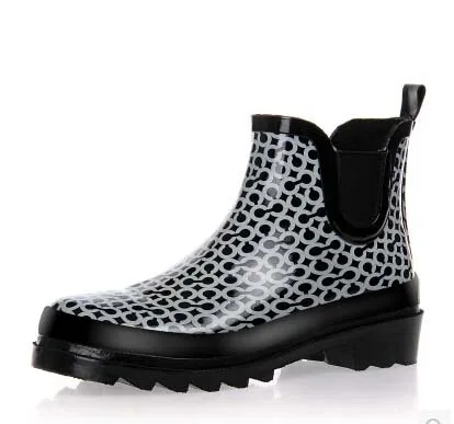 2017 Марка Дизайн Лодыжки Ботинки Женщин Сапоги Дождь Не корабль женские Резиновые