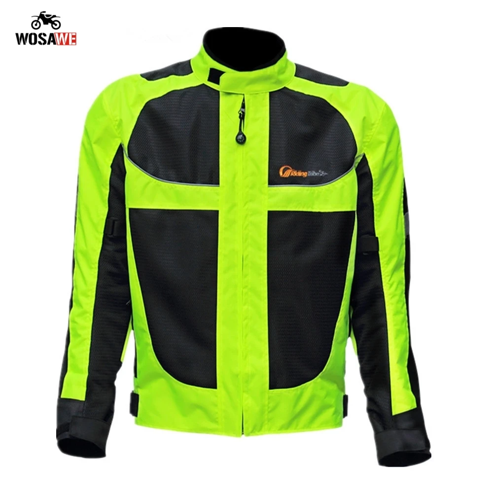 

RIDING TRIBE racing riding motorcycle jacket men reflective winter thermal coat 5 protector pads protection motocross jackets