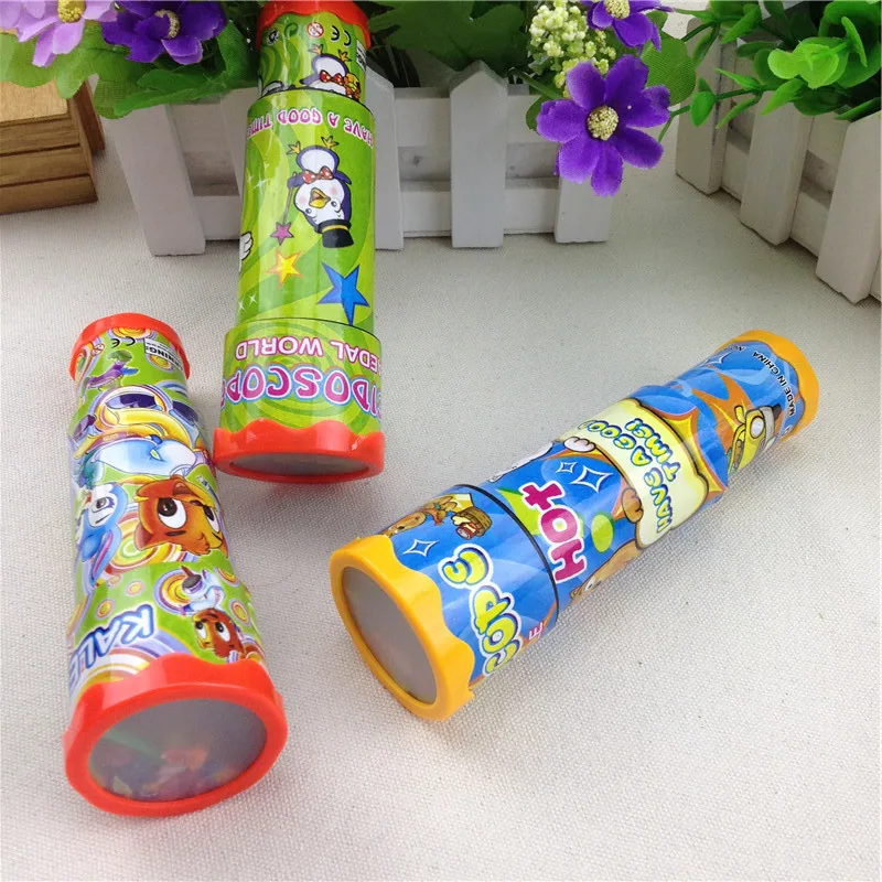 Classic Toys 3D Rotatin Kaleidoscopes Extended Rotation Adjustable Fancy Colored World Baby Toy 3 Segments Souptoys