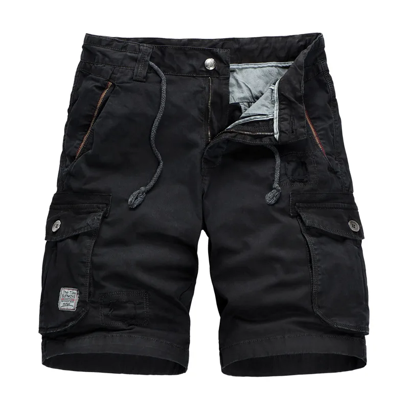 Cotton Mens Cargo Shorts Fashion Male Outdoor Shorts Multi-Pocket Casual Camo Outdoors Tolling Homme Short Pants