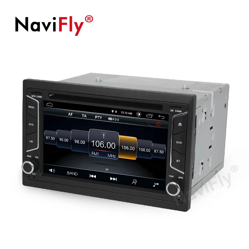 Excellent NaviFly 2Din Universal Android 8.1 Car GPS RDS Cassete for Nissan Toyota Peugeot KIA Car radio bluetooth ipod 4G wifi DVR camera 4