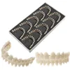 10 set/box 28 unids/set dientes de resina dentadura superior menor sombra A2 Artificial preformadas dentición de Cuidado Oral Material de herramienta ortondología ► Foto 2/6