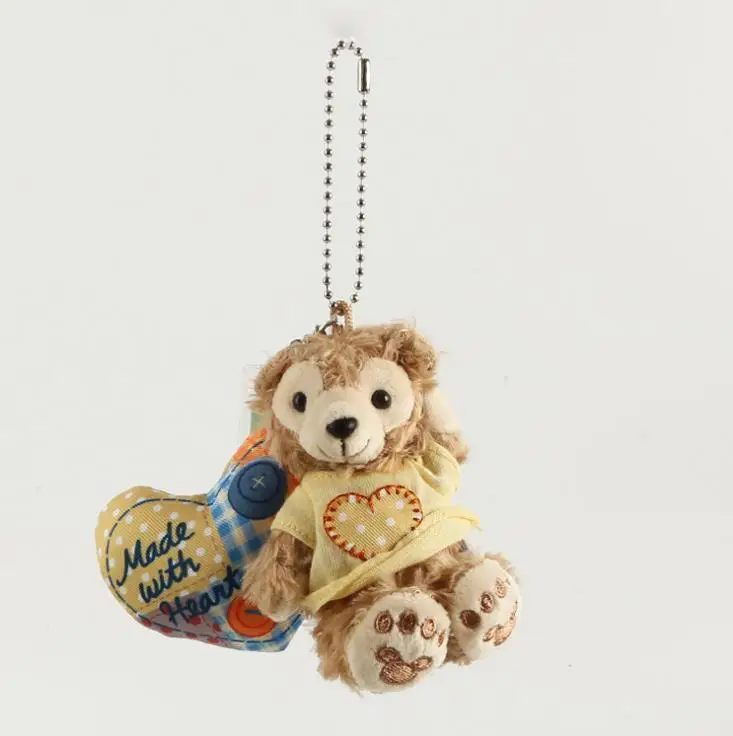 1 шт. Duffy Bear новые друзья стеллалу плюшевые игрушки Маленькая подвеска 8-9 см 7 видов WJ01