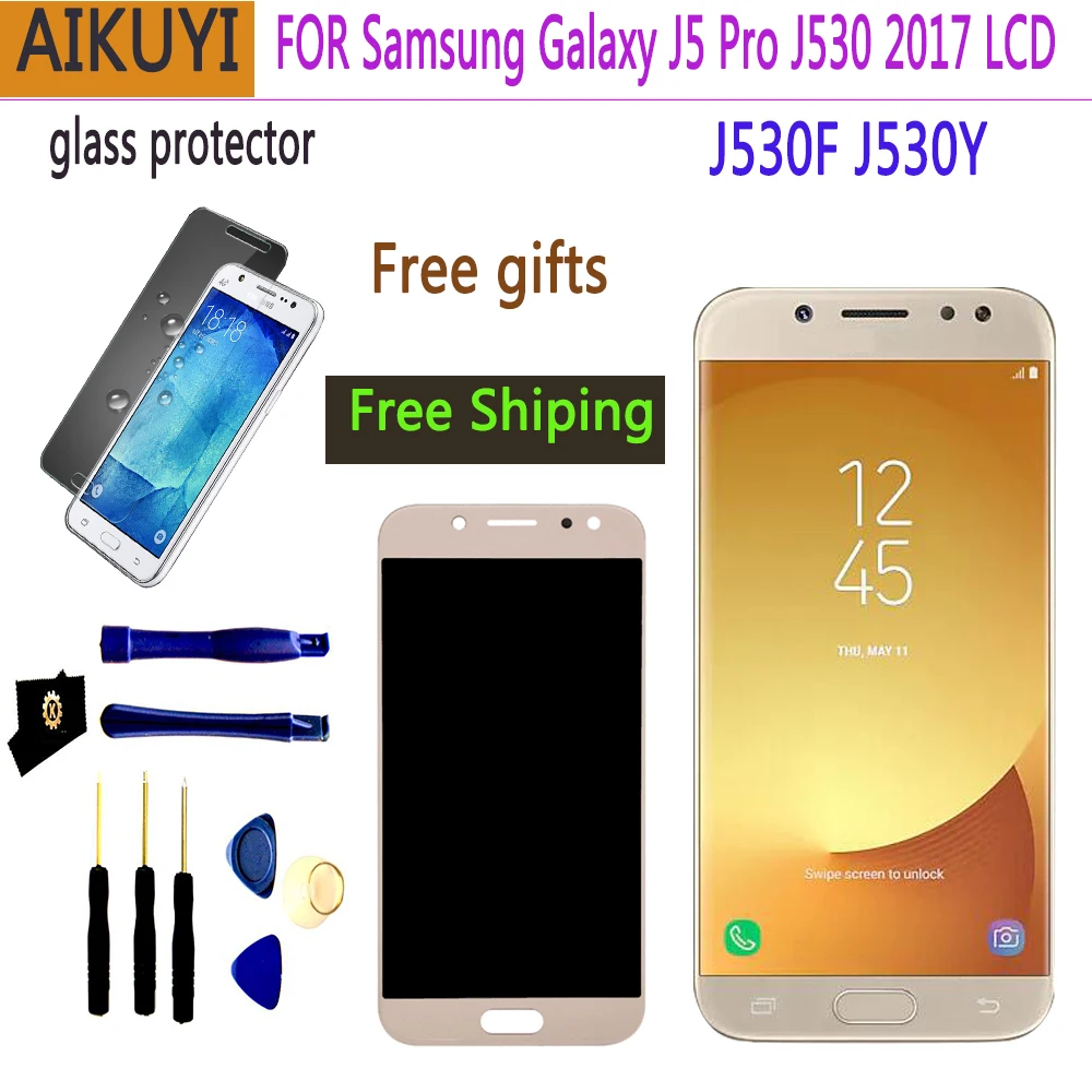 J530 ЖК дисплей для SAMSUNG Galaxy J5 Pro 2017 J530F SM сенсорный экран дигитайзер samsung j5 pro 5 2 дюйма