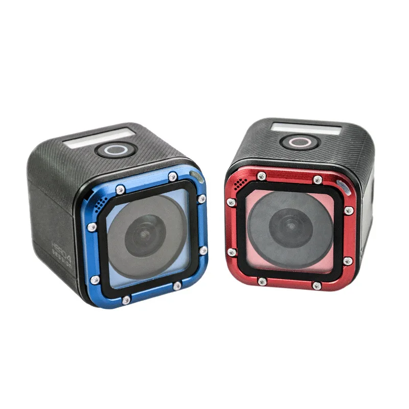 

Wocase Lens Cover For GoPro Hero 4 Session Aluminum Alloy Replacement Set Lens Protective For Go Pro 4 Session Gopro Accessories