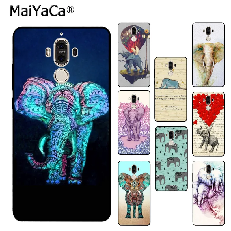 Чехол для телефона MaiYaCa с милым изображением слона и рисунка животных чехол Huawei