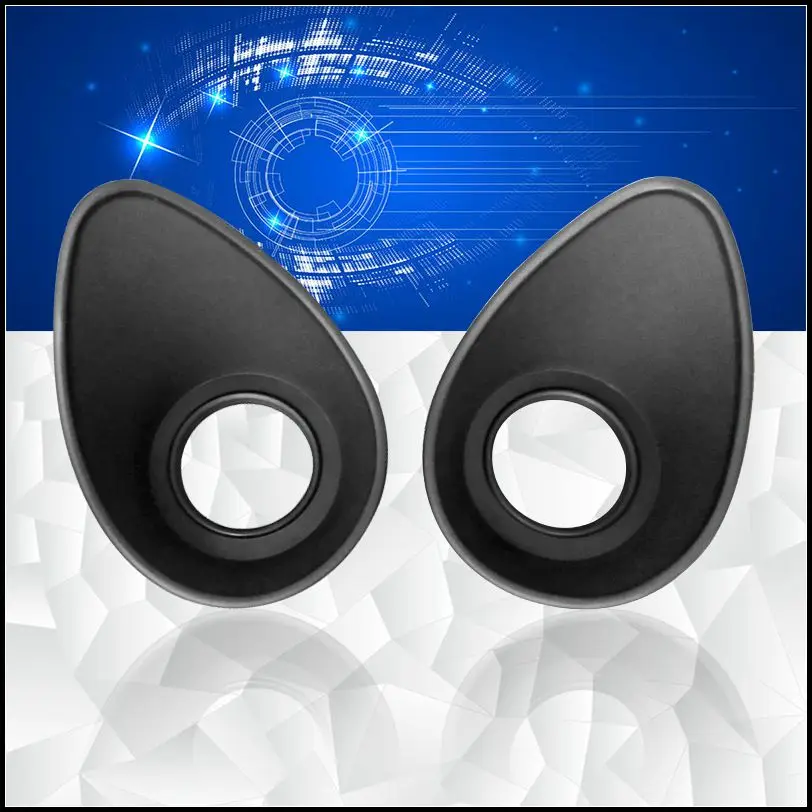 One Pair Rubber Eye Cups Eye Guards for 34-36 mm Stereo Metallurgical Microscope Eyepiece Telescope Inner Diameter 35 mm