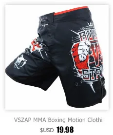 VSZAP Boxing Sleeve Hall Fame Shirt Sweatshirt Muay Thai Clothes Tight Stretch Free Shipping Men Hot Sale Mma