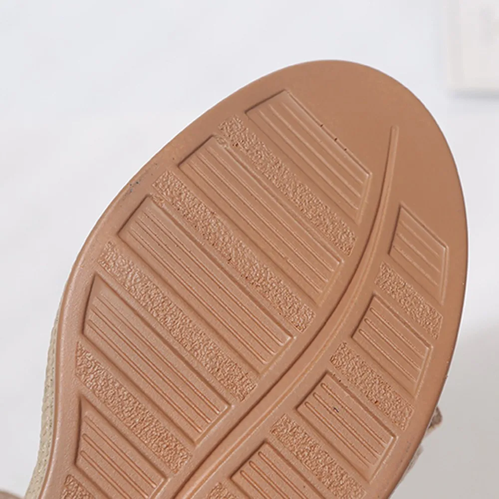 Пикантные сандалии туфли-лодочки модные женские туфли на танкетке с оборками с открытым носком обувь с пряжкой на ремешке женская летняя пляжная обувь Гладиатор