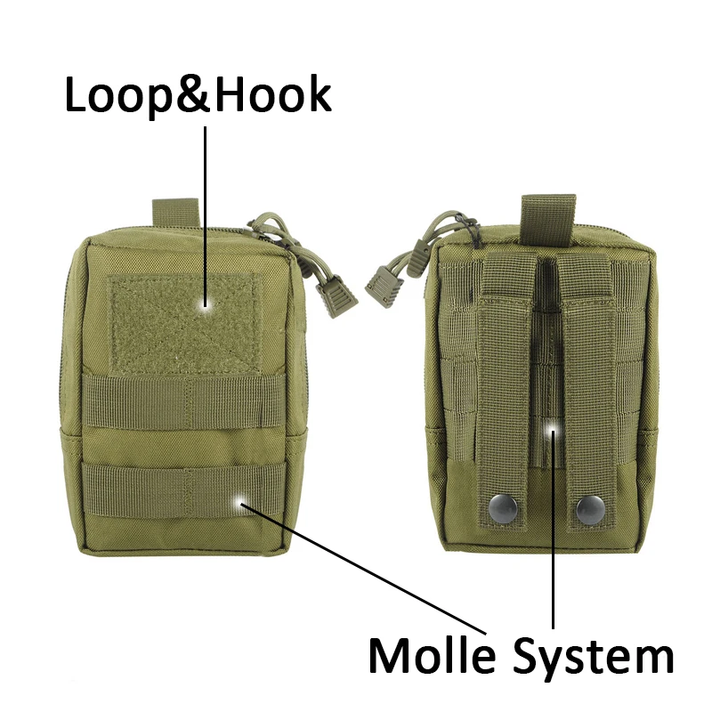 AIRSOFTPEAK Военной Molle Сумка Талии Тактический EDC Сумки Открытый Мешочек Охотничьи
