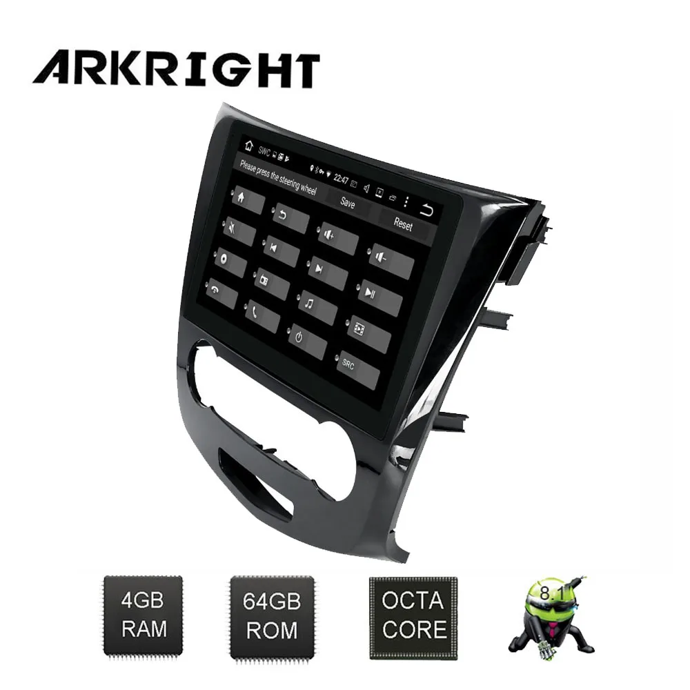 ARKRIGHT 10 1 'Ɗ + 64 ГБ 2Din IPS автомобильное радио/GPS Android 8 мультимедийный плеер Bluetooth
