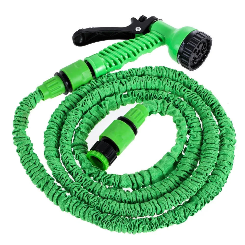 

Expandable Flexible Garden Watering Plastic Hose High Grade Fabric Pipe Multifunctional Useful Watering Spray Gun for Garden Car