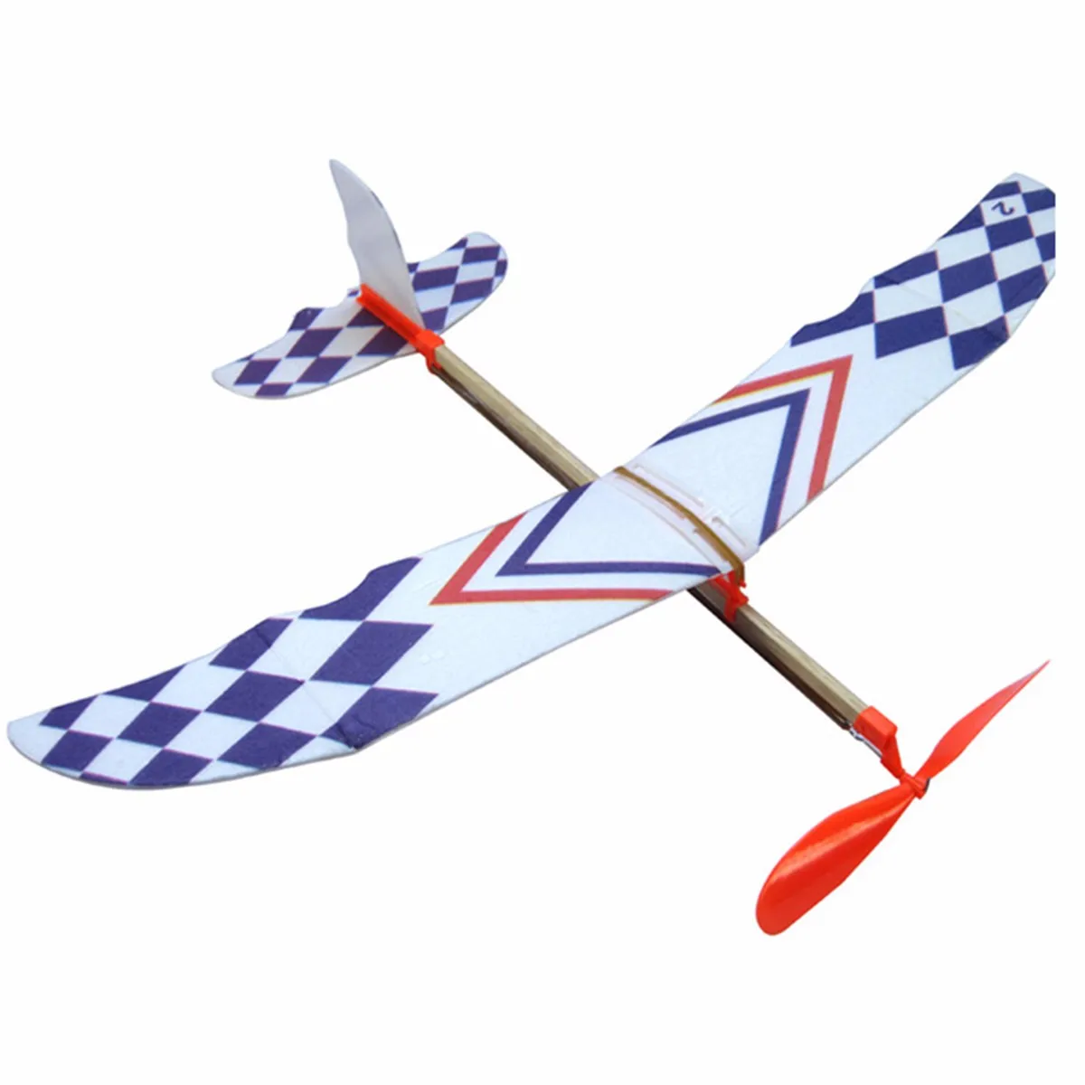 

Plastic Foam Flying Plane Elastic Rubber Powered DIY Kit Aircraft Model Educational Toy Best Gift For Children Outdoors Funny