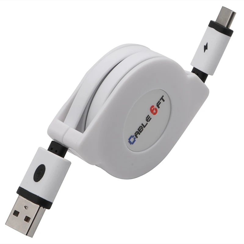

2M Retractable Charge Charger Data Type-C USB Cable For Oneplus 3 Three 2 LG