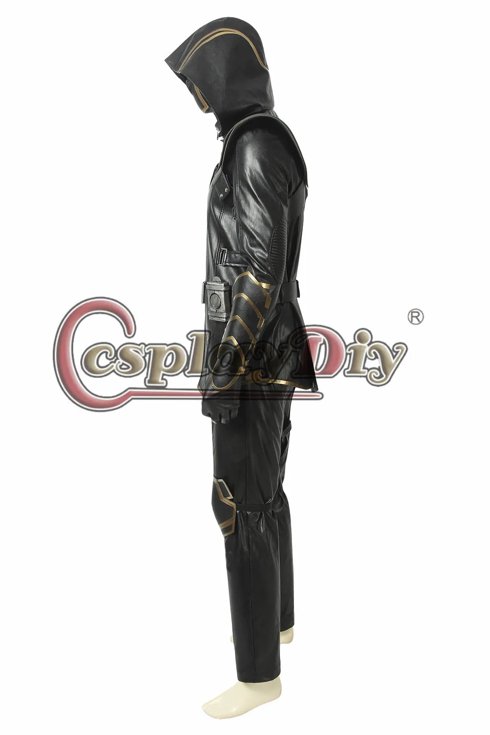 Cosplaydiy Avengers: Endgame Clinton Barton Hawkeye Ronin Cosplay Adult Man Fancy Dress Suit Halloween Costumes Custom Made