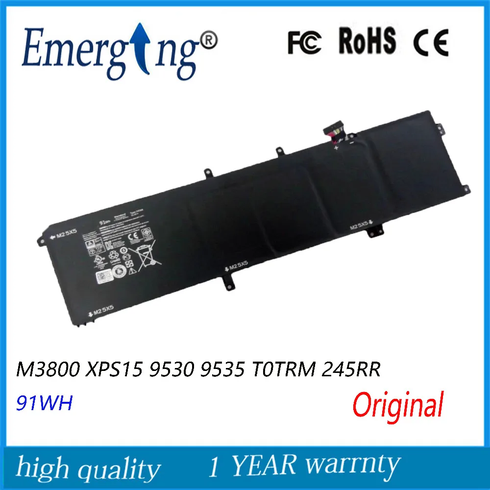 11.1v 91WH New Original Laptop Battery for Dell M3800 XPS15 9530 9535