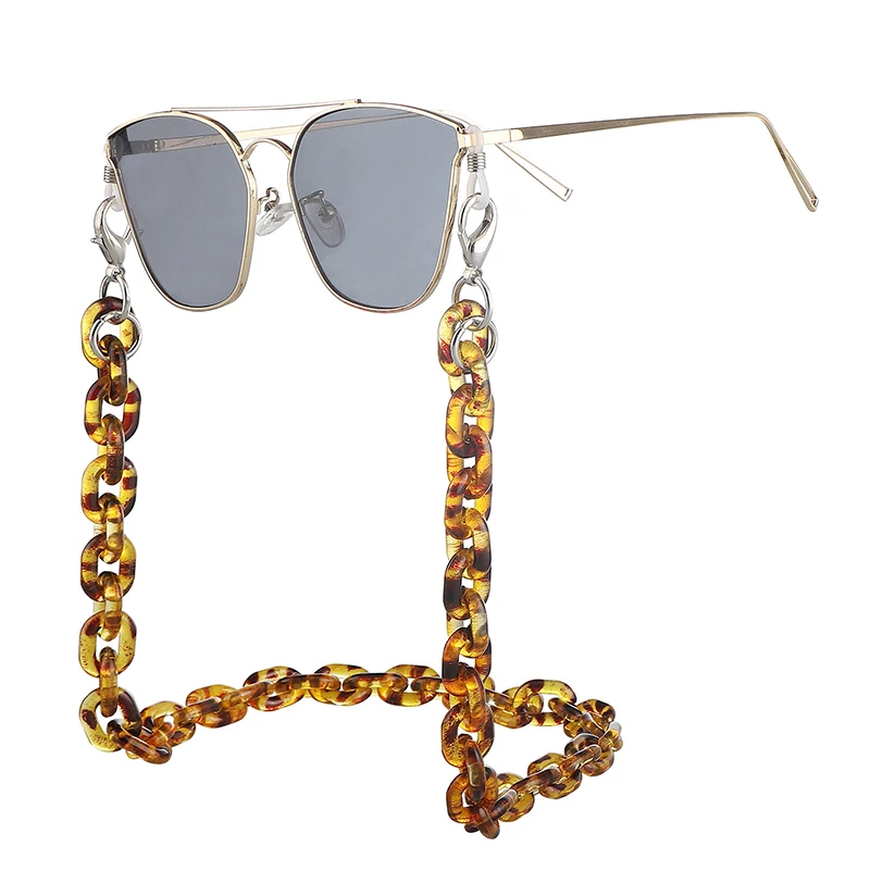 

1pcs 60cm Sunglasses Lanyard Amber Strap Necklace Acrylic Eyeglass Glasses Chain Cord For Reading Glasses 8 Colors L3